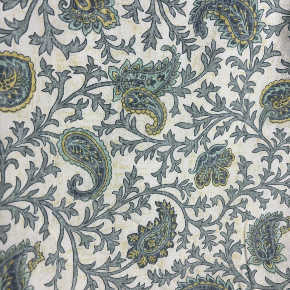 Madison Park-Stella-duvet cover-color block mint paisley print/bonus sha… - Picture 3 of 15